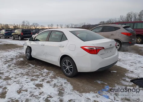 2016 Toyota Corolla Le Plus from USA, damaged, VIN 2T1BURHE6GC652851